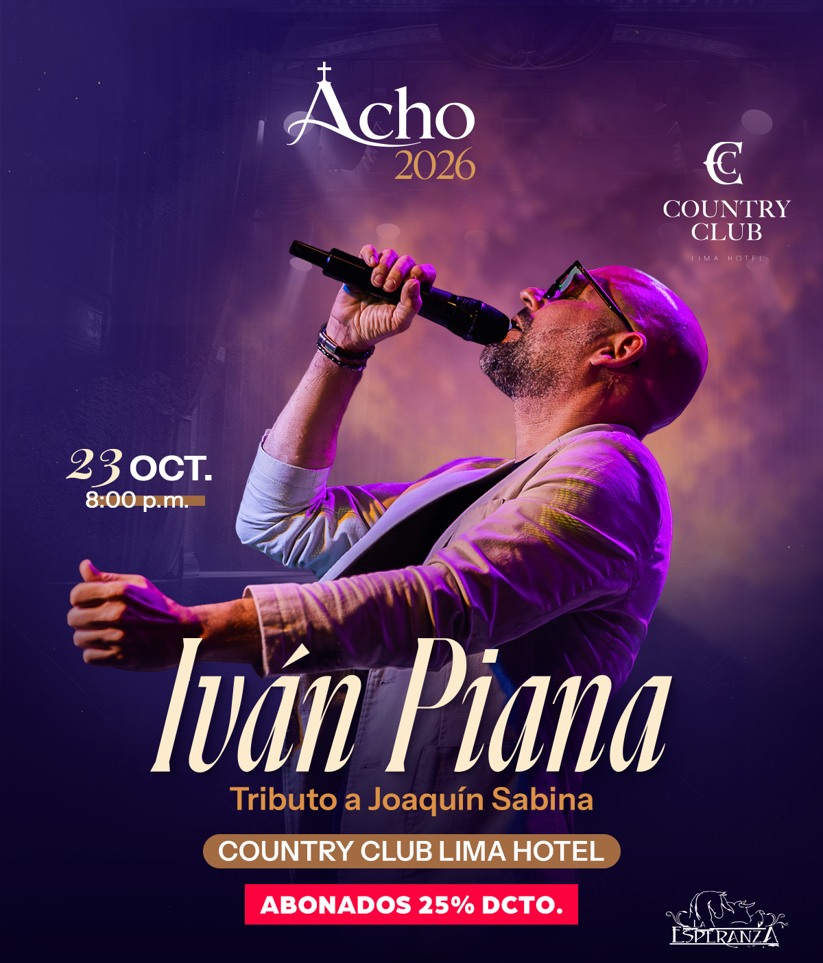 Iván Piana — Tributo a Joaquín Sabina